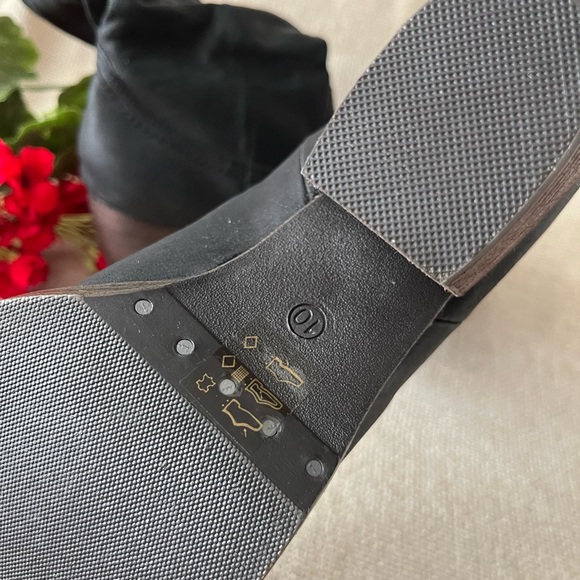 Steve Madden Women's Black Leather Trustee Slouch Ankle Boots Size 10 - Picture 10 of 10